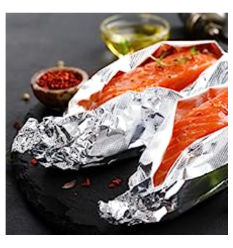 ForPro Embossed Foil Sheets 500S, Aluminum Foil, Pop-Up Dispenser, for Hair Color Application and Highlighting Services, Food Safe, 5β W x 10.75β L, 100-Count - 24hrsmart